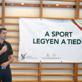 A Sport Legyen a Tied!